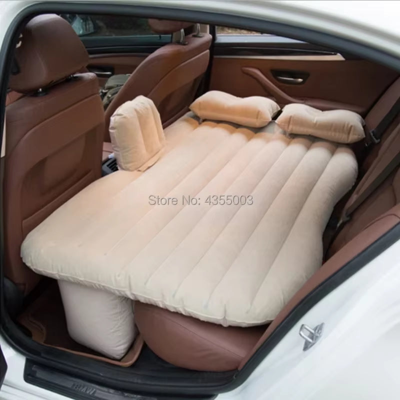 Transform Your Car into a Cozy Retreat with Our Inflatable Travel Bed - Perfect for Resting on the Go!